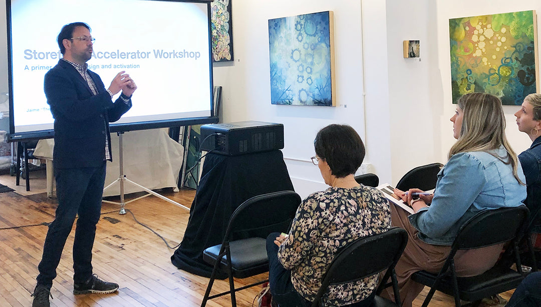 Live at ArtRat: 'The Storefront Guy' reimagines downtown GR