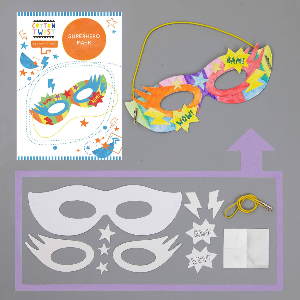 Make Your Own Superhero Mask – ArtRat Gallery