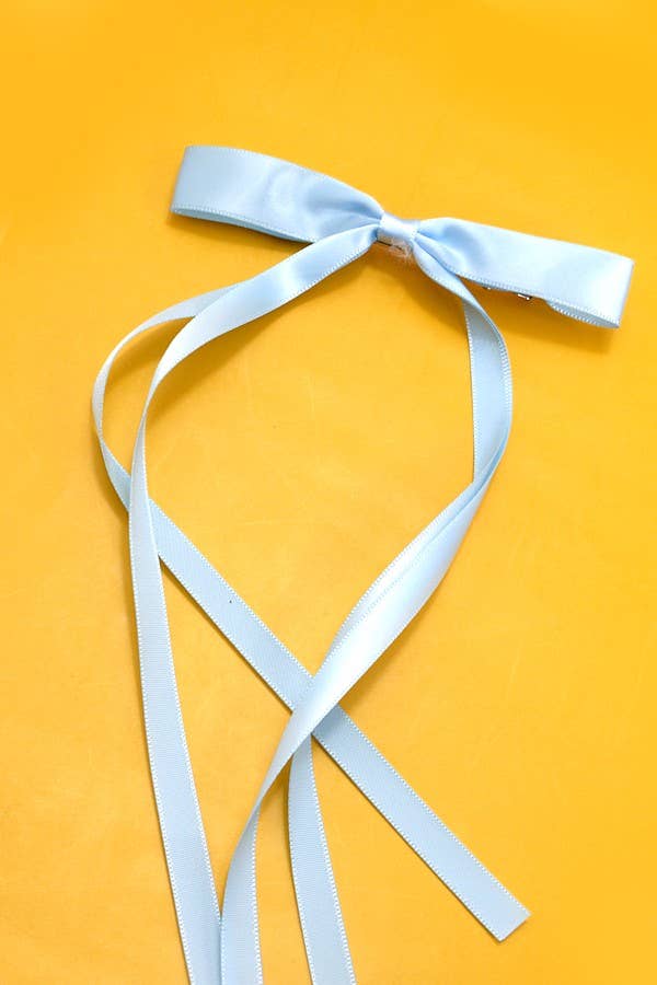 Hair Bow Clip - Long Playful Bows - Great Gift for Daughter, Sister, Friend