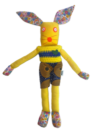 Handcrafted Large Yellow Bunnykat - Daisy May