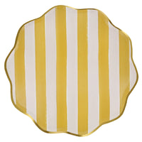 Fall Stripe Dinner Plates