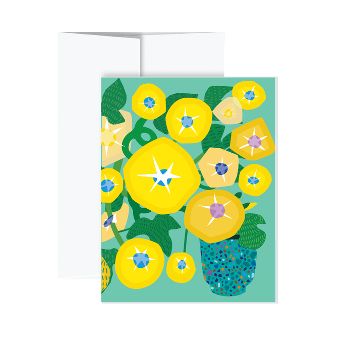 Greeting Card - Morning Glory