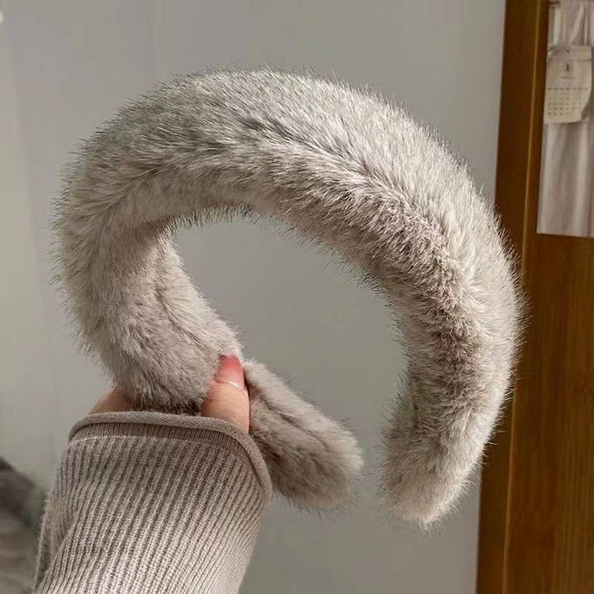 Wide Rim Plush Headband