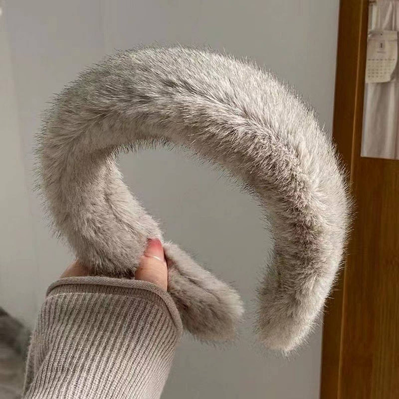 Wide Rim Plush Headband