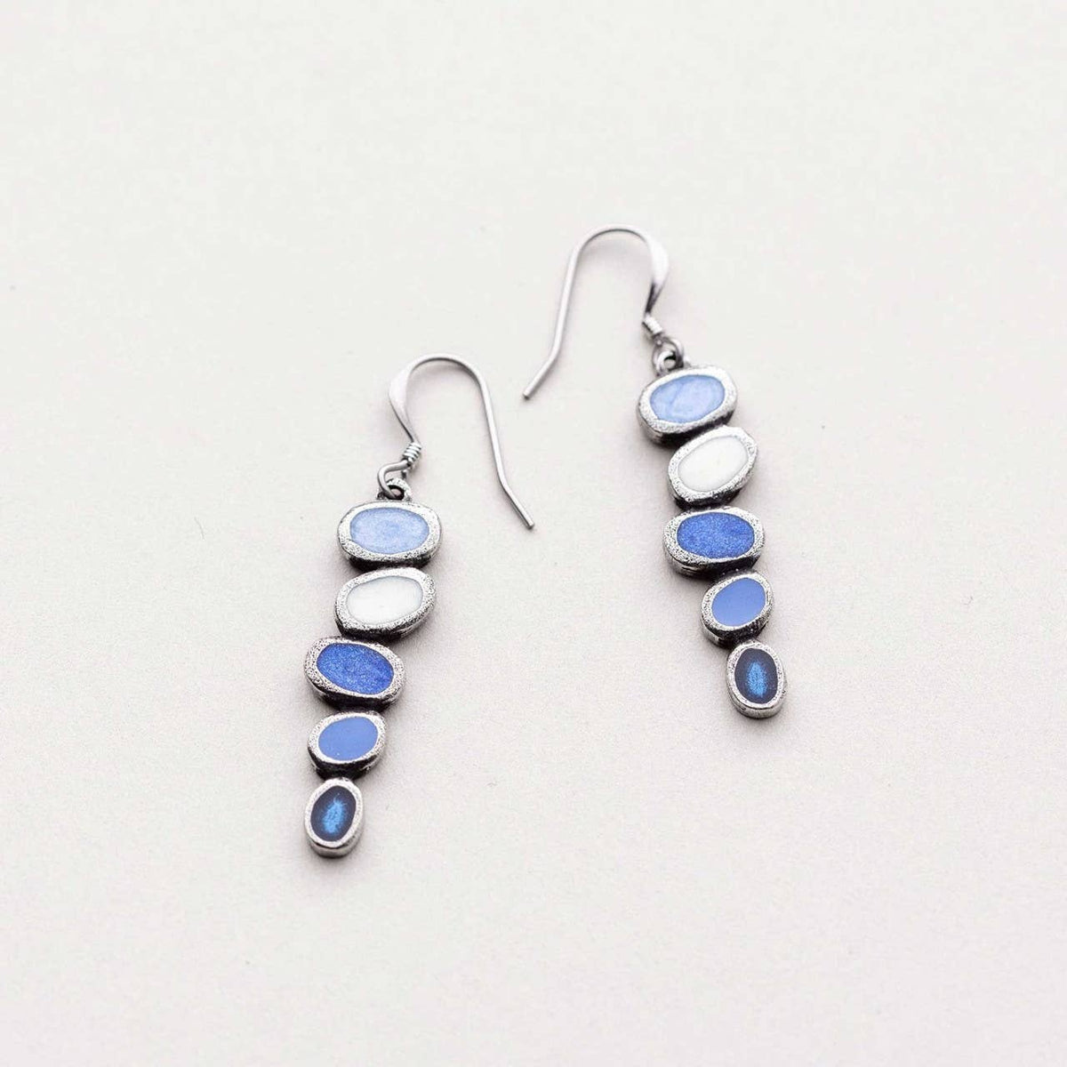 Tango / Glacier Wire Earrings | Pewter | Dangle Earrings