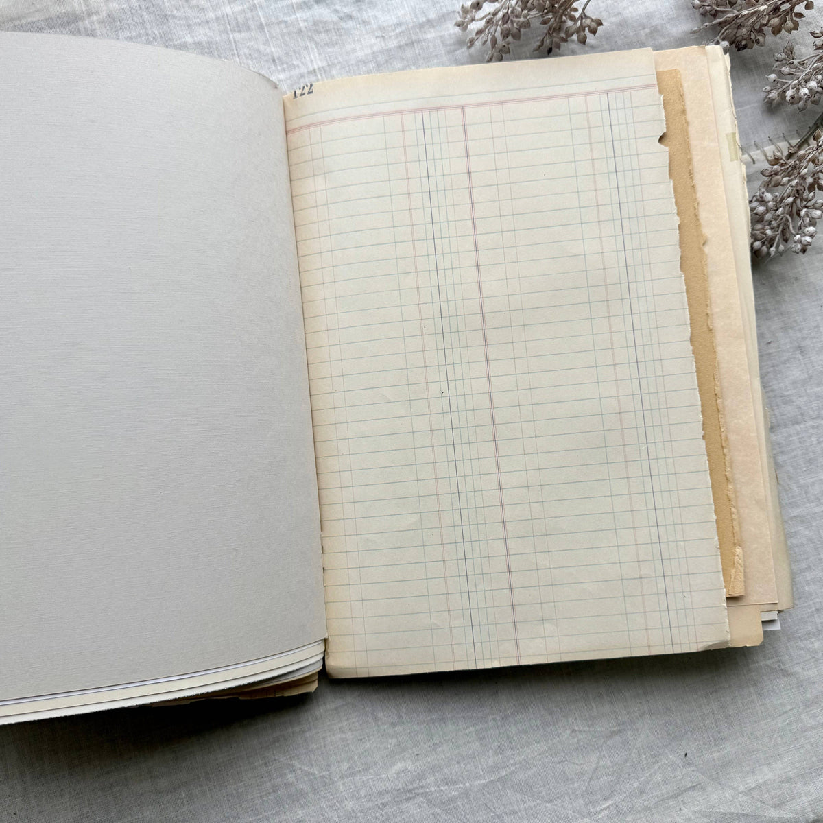 Vintage Mixed Media Journal - 9x12 inches