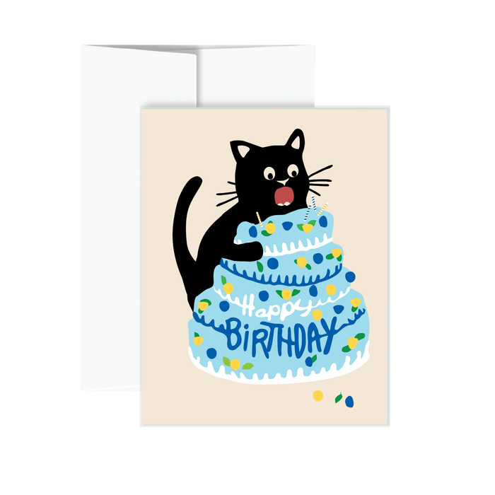 Greeting Card - Birthday Cake