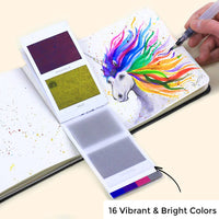 Original Colorsheets 16 | Travel Watercolor Set | Art Gift
