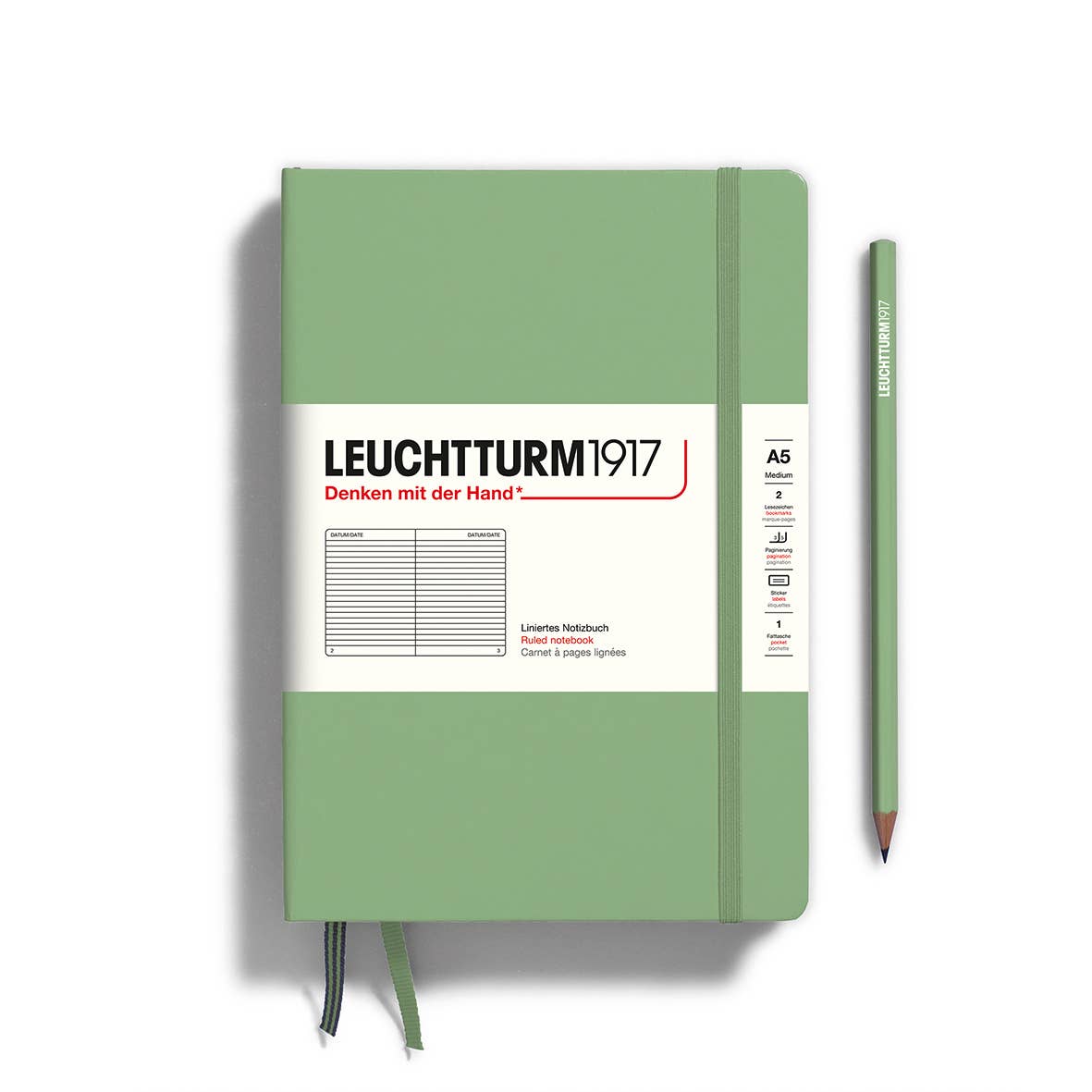 Notebooks - Medium (A5): Ink / Hardcover / Ruled