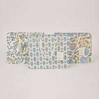 Block Printed Gift Bags (Medium) - Blue Stone Refresh