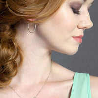 Minimal Hammered Hoops, Handmade SMALL CIRCLE