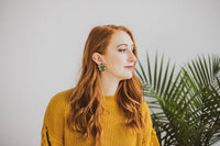 Midcentury Sun Stud Earrings