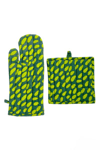 Oven Mitt & Potholder Set