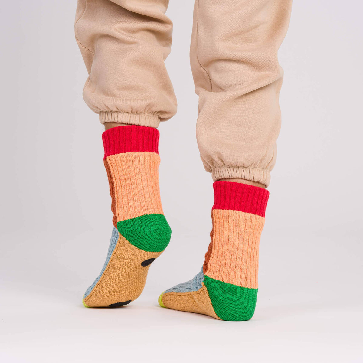 Kaleidoscope Knit House Socks