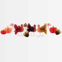 Mixed Thanksgiving Honeycomb Decorations
