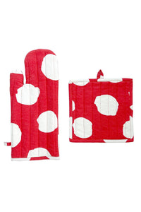 Oven Mitt & Potholder Set