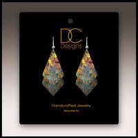 Forest Foliage Dangle Stack Handmade Earrings