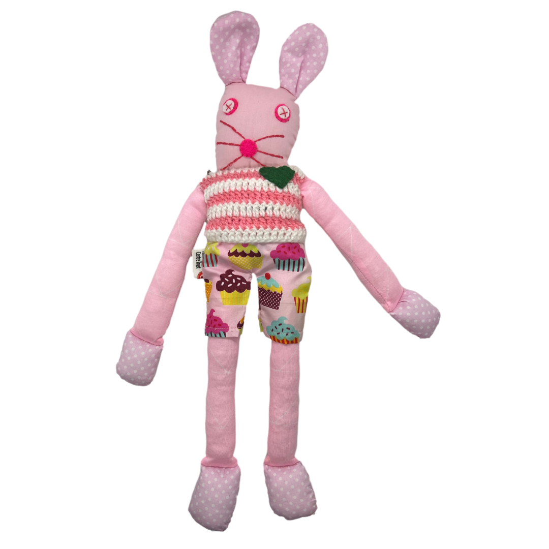 Handcrafted Small Pink Bunnykat - Pinkie Bun Bun