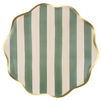 Fall Stripe Dinner Plates