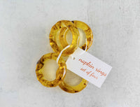 Napkin Rings, set of four- Elements