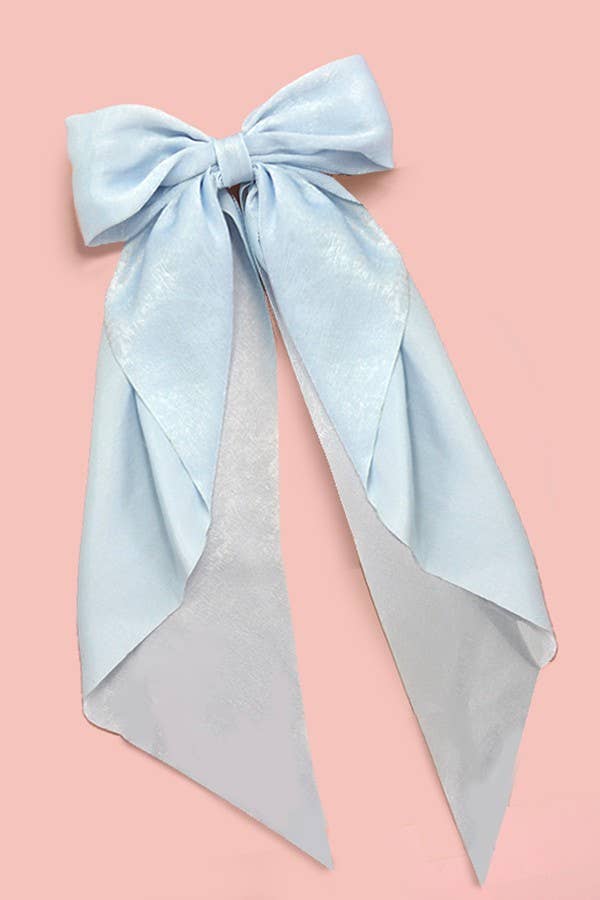 Organza Sheer Ribbon Hair Clips