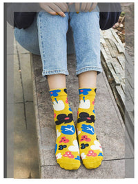 Rufia - Bloom Pop Art Crew Socks
