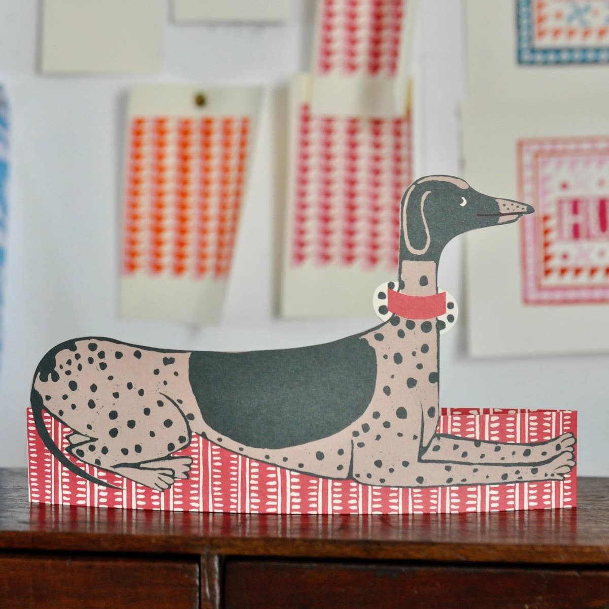 Giant Mantelpiece Menagerie Card: The Dog
