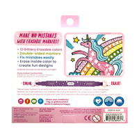 Make no Mistake! Glittery Erasable Markers (Set of 12)