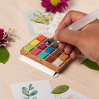 Watercolor Pans - Metallic 15 Colors (Pack of 5) Nano Pallet