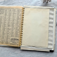Vintage Mixed Media Journal - 9x12 inches
