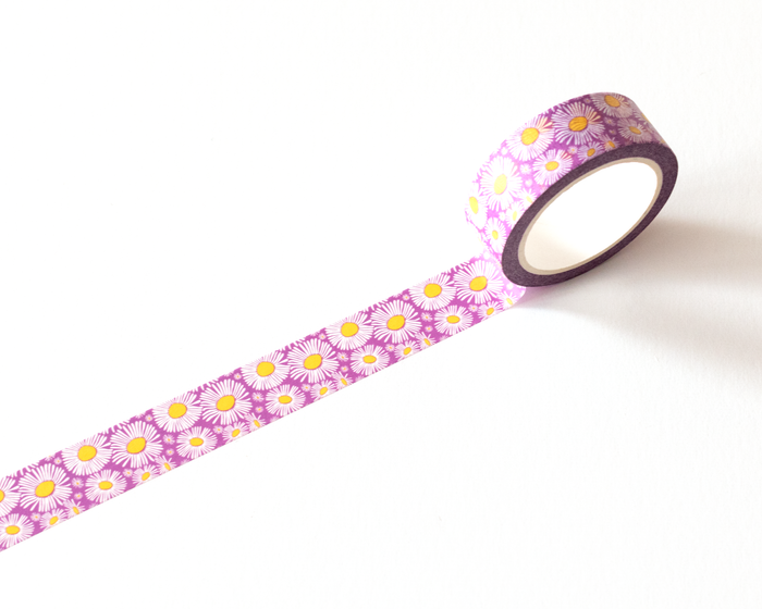 Pink Daisy Washi Tape