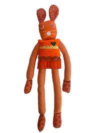 Handcrafted Large Orange Bunnykat - Bella Bun