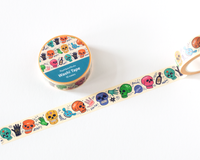 Colorful Skulls Washi Tape