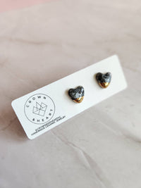 Heart Stud Earrings