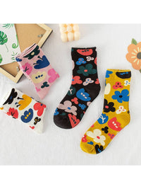 Rufia - Bloom Pop Art Crew Socks