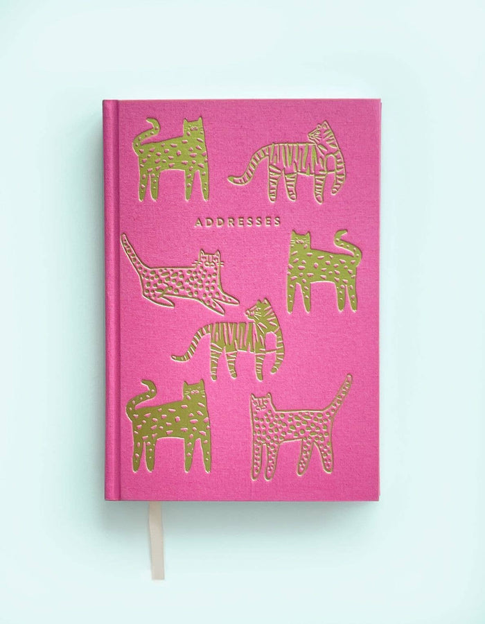 Wild Cats (Pink) Address Book