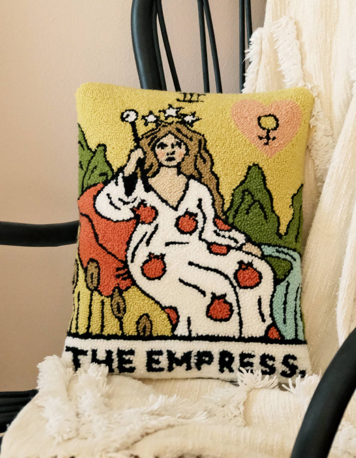 Throw Pillow | Empress Tarot Card