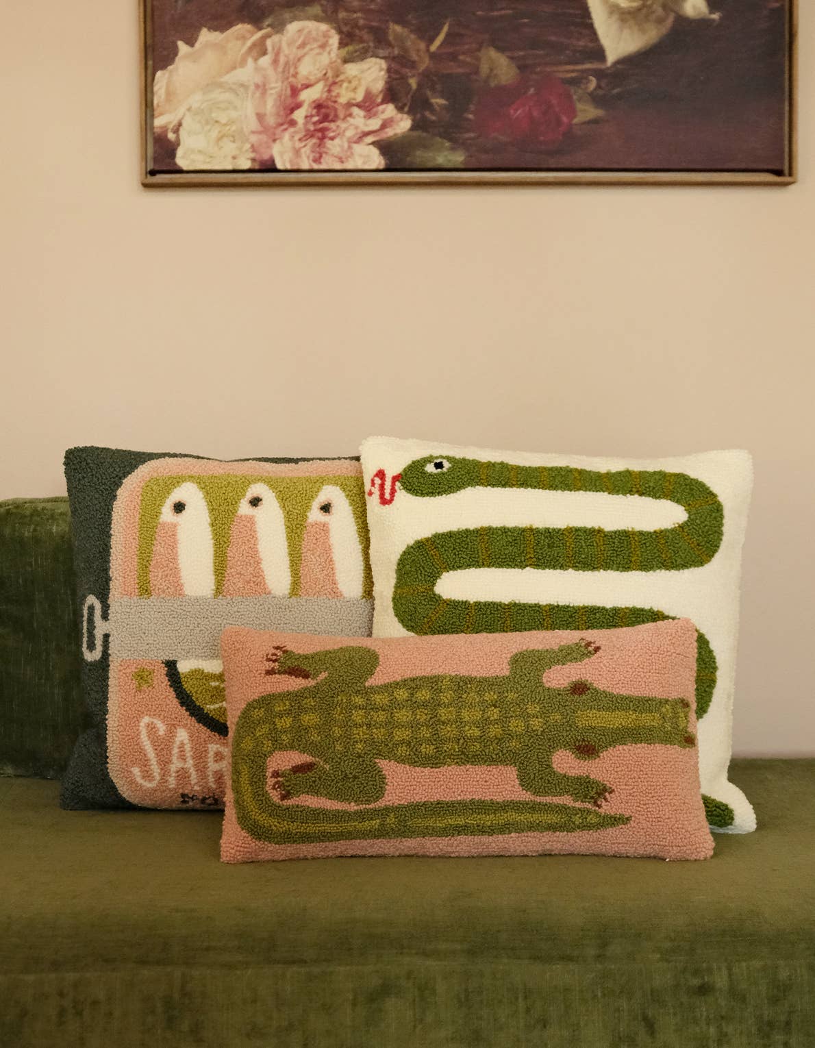 Throw Pillow | Snake