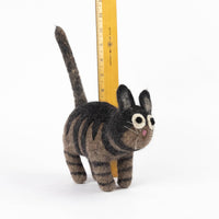 Toys - Cat - Black and Gray Striped
