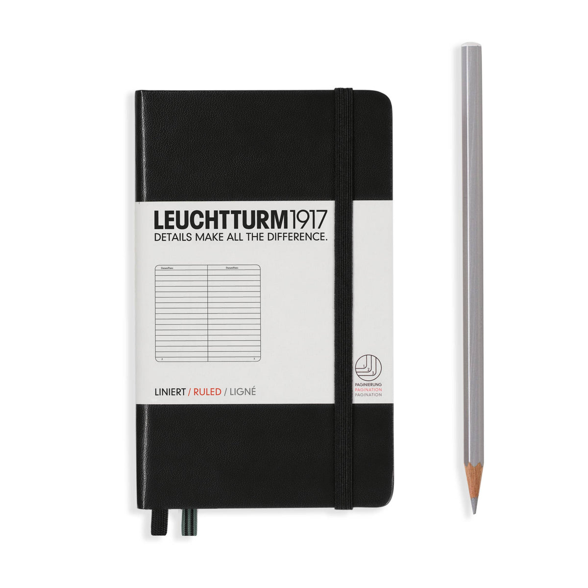 Leuchtturm 1917 A6 Softcover Pocket Sketchbooks - Dotted, Ruled - Various Colors