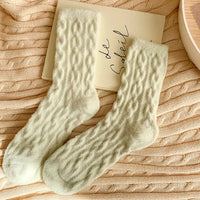 Candy Color Warm & Cozy Knit Socks