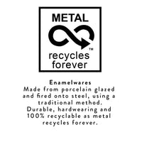 BRITISH COLOUR STANDARD - Enamel Soap Dish in Stone White