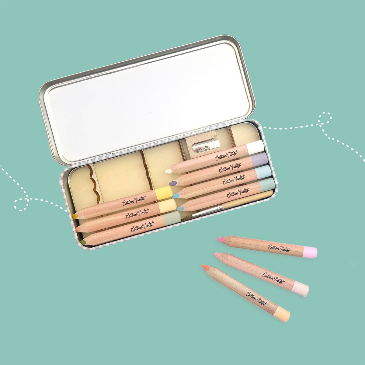 Pastel Mix Watercolour Pencils Set