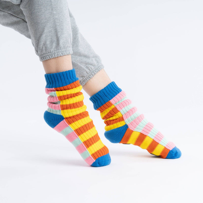 Super Stripe Knit House Socks