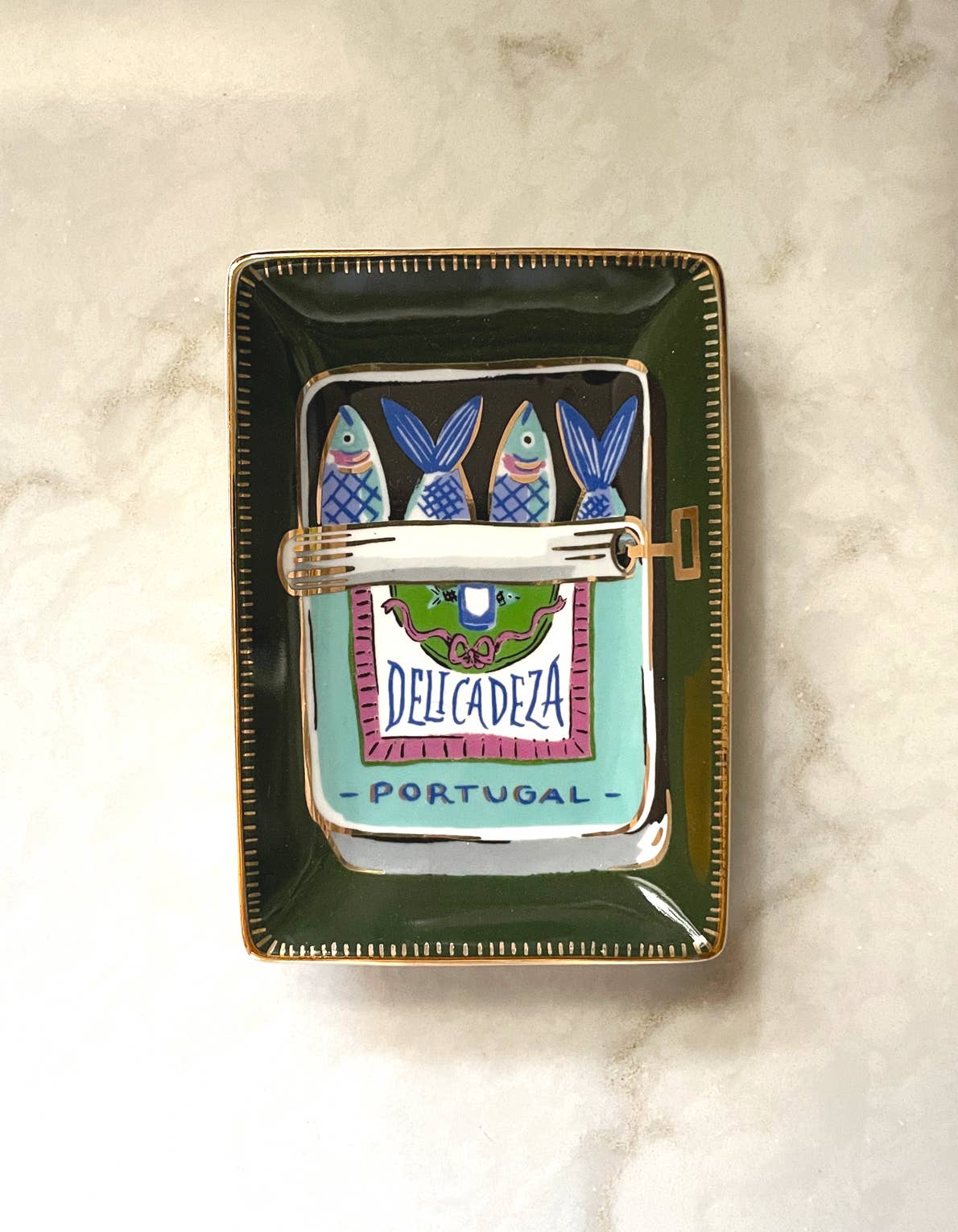 Porcelain Trinket Dish | Sardines / Idlewild Co.