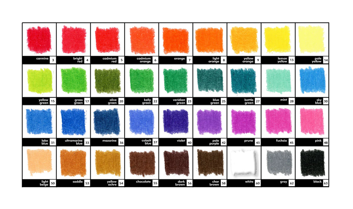 36 Colored Pencil Set / With