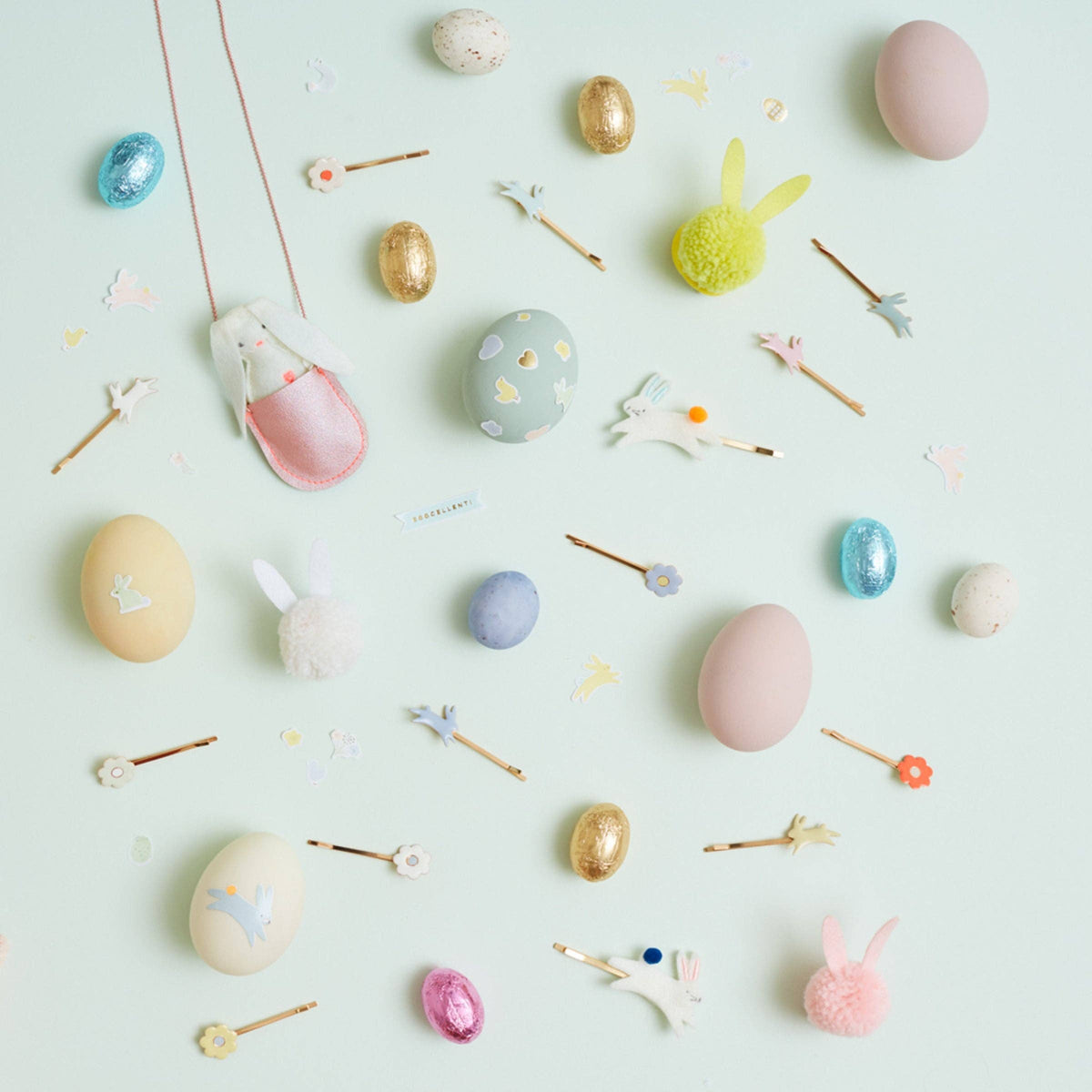 Daisy Enamel Hair Slides / Meri Meri