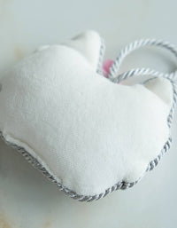 Velvet Embroidered Ornament | Meowy Christmas