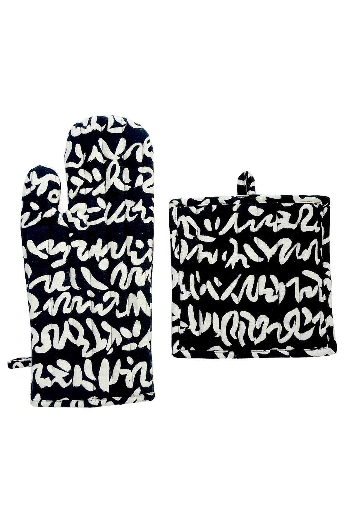 Oven Mitt & Potholder Set