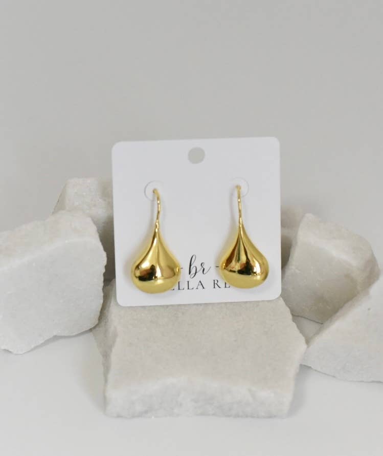 Miller Teardrop 18k Gold Plated Earrings / Bella Rey